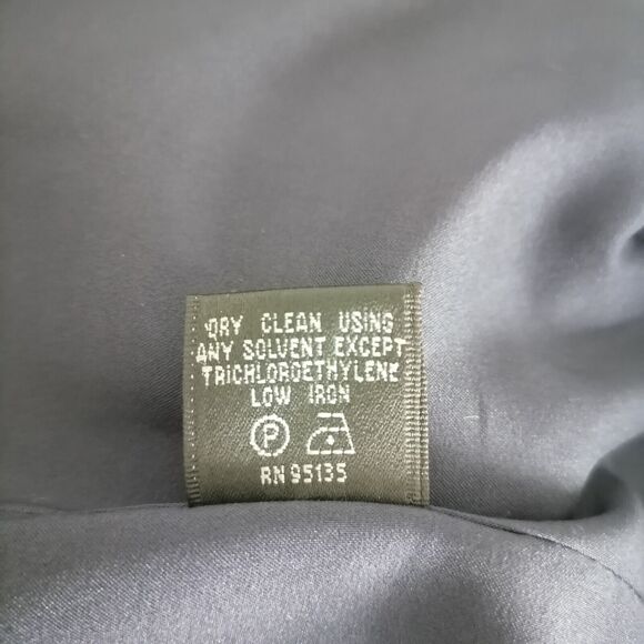 Lafayette 148 New York Gray Peak Lapel Single Breasted Two Button Blazer Sz 12 - Picture 7 of 7